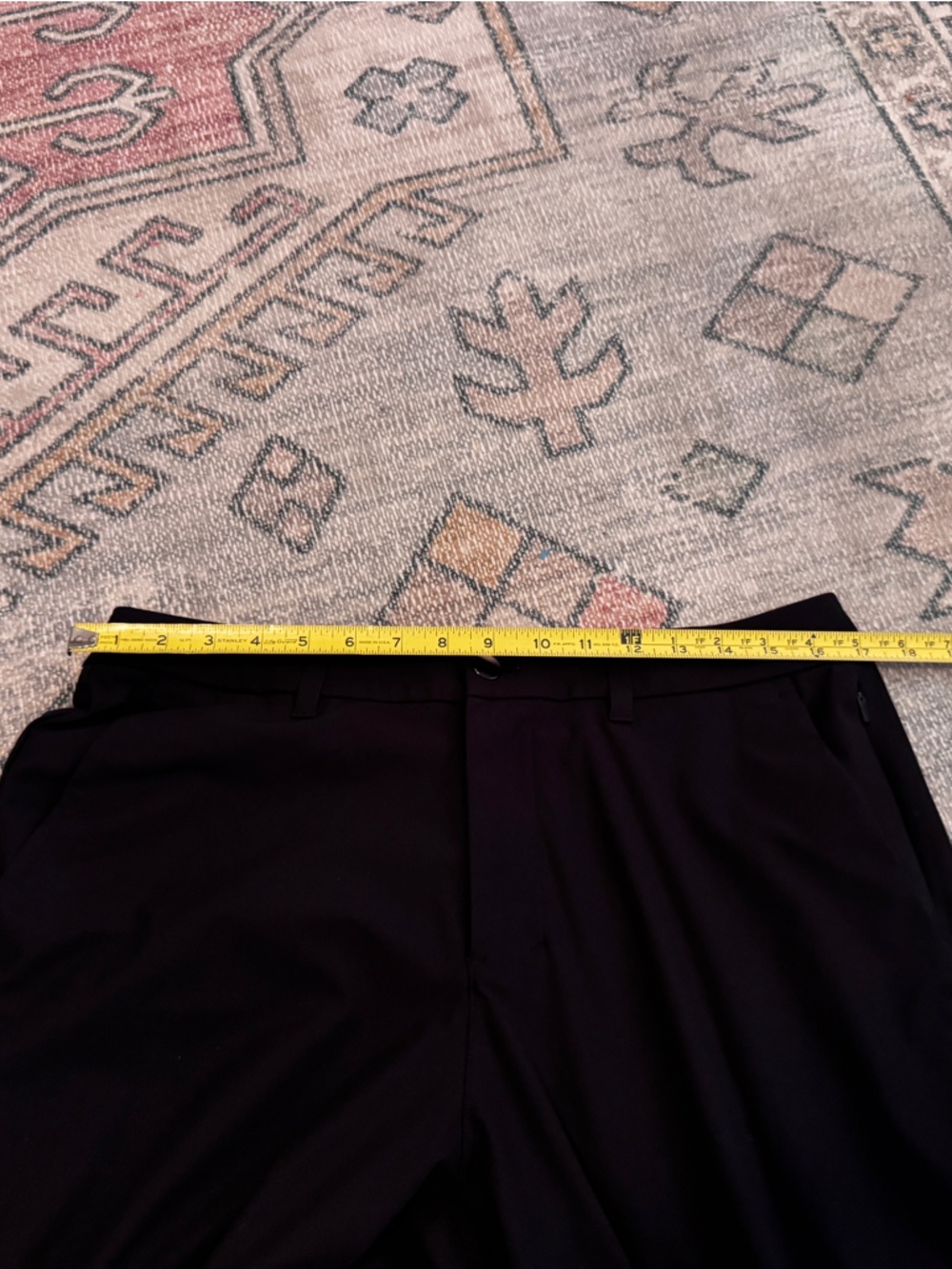 Lululemon ABC Relaxed-Fit 5 Pocket Pant Warpstreme Size 33 Black - Picture 3 of 7